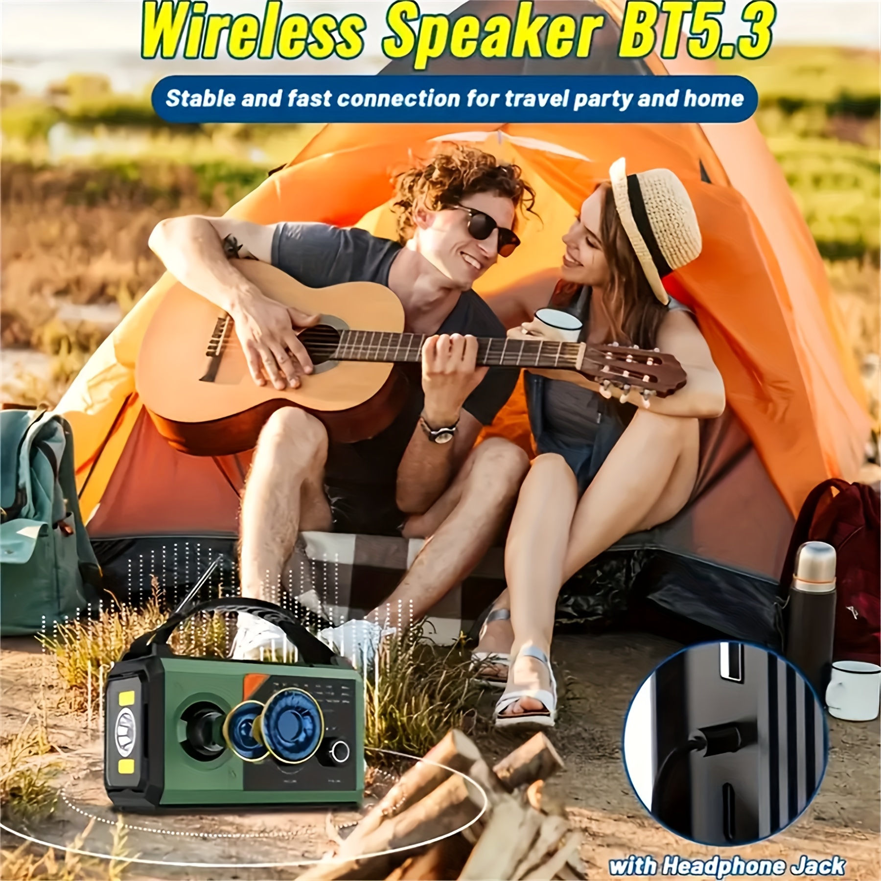 20000Mah Hand Crank Emergency Radio, SW/NOAA/AM/FM Weather Radio, Solar Powered Hand Crank Charger with Big Battery Powered, Portable, Cellphone Charge, SOS, Flashlight for Emergency/Home
