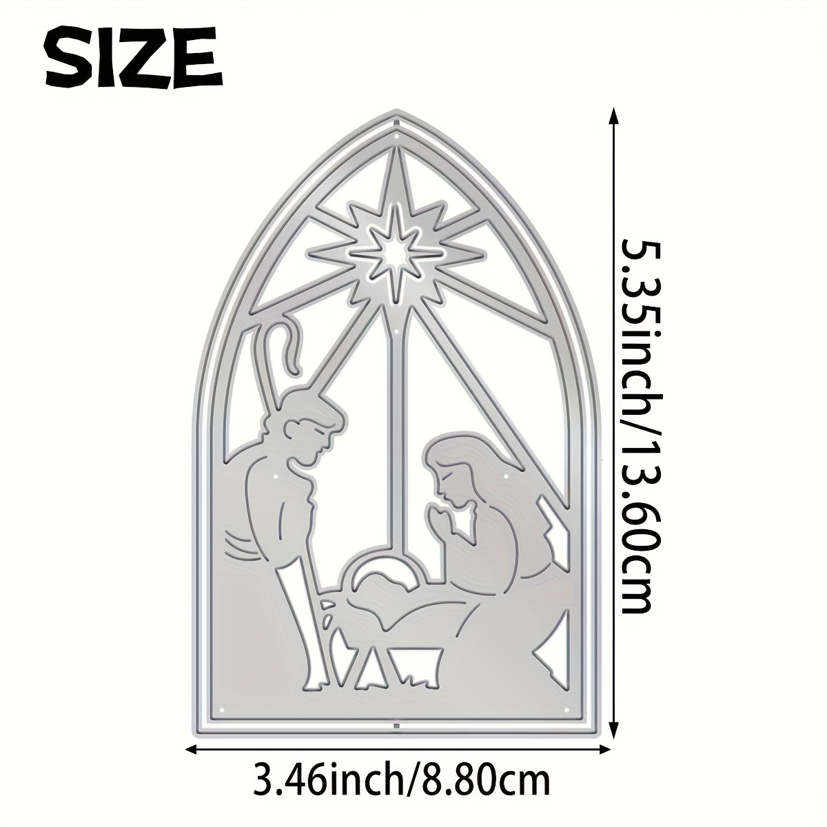 TEMU Christmas & Easter Metal Cutting Dies For Diy Scrapbooking, Photo Embellishments, Embossing Paper Dies, Holiday Decorative Card Making Dies,