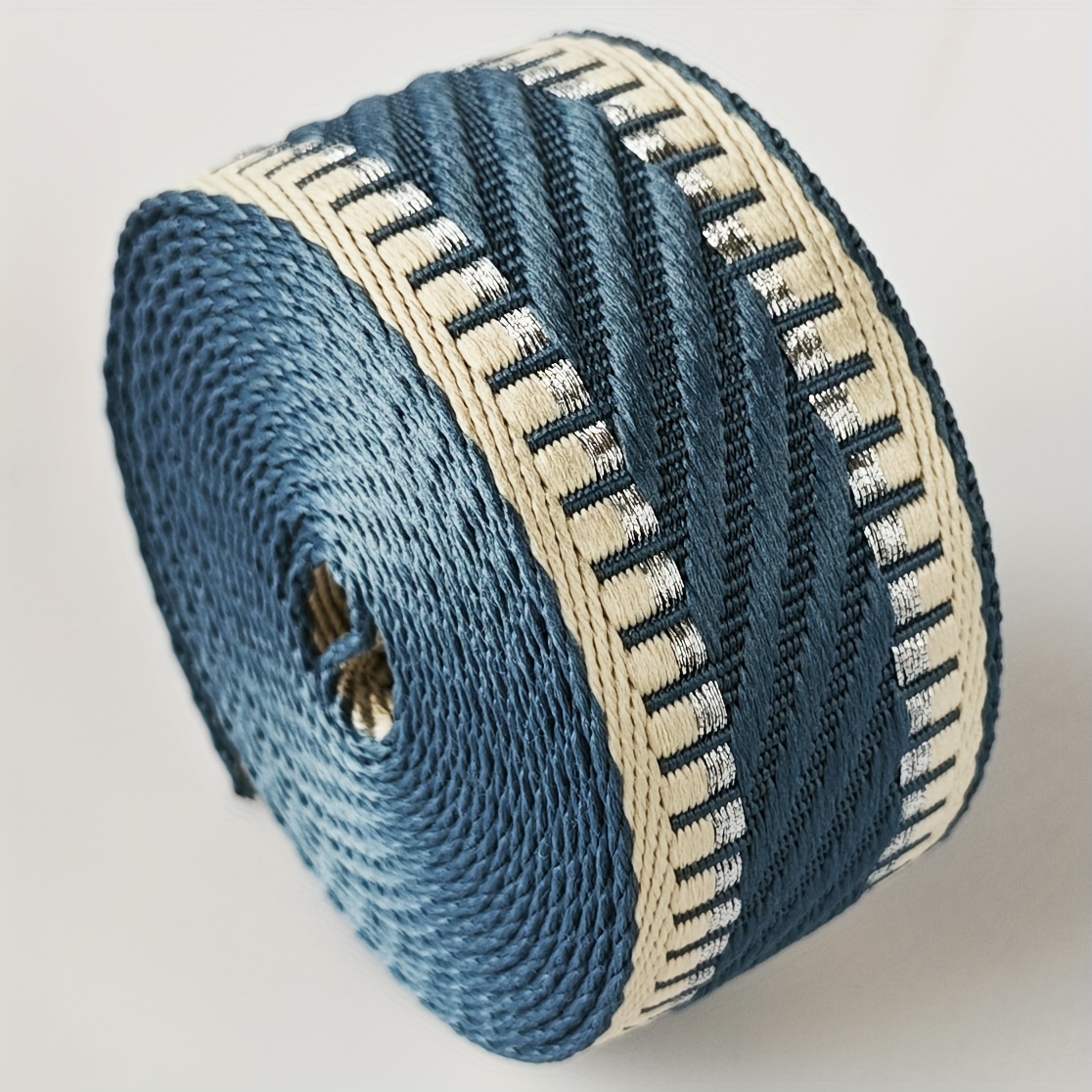 3 Yards Jacquard Nylon Webbing Strap For Purse Bag Crafting, Wallet Making, Diy Wallet Making
