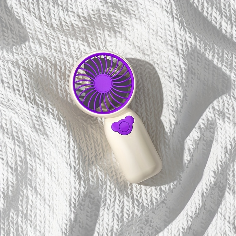 1 Mini Fan with Three Wind Speeds and Lanyard, Available in Various Colors, Party Gift