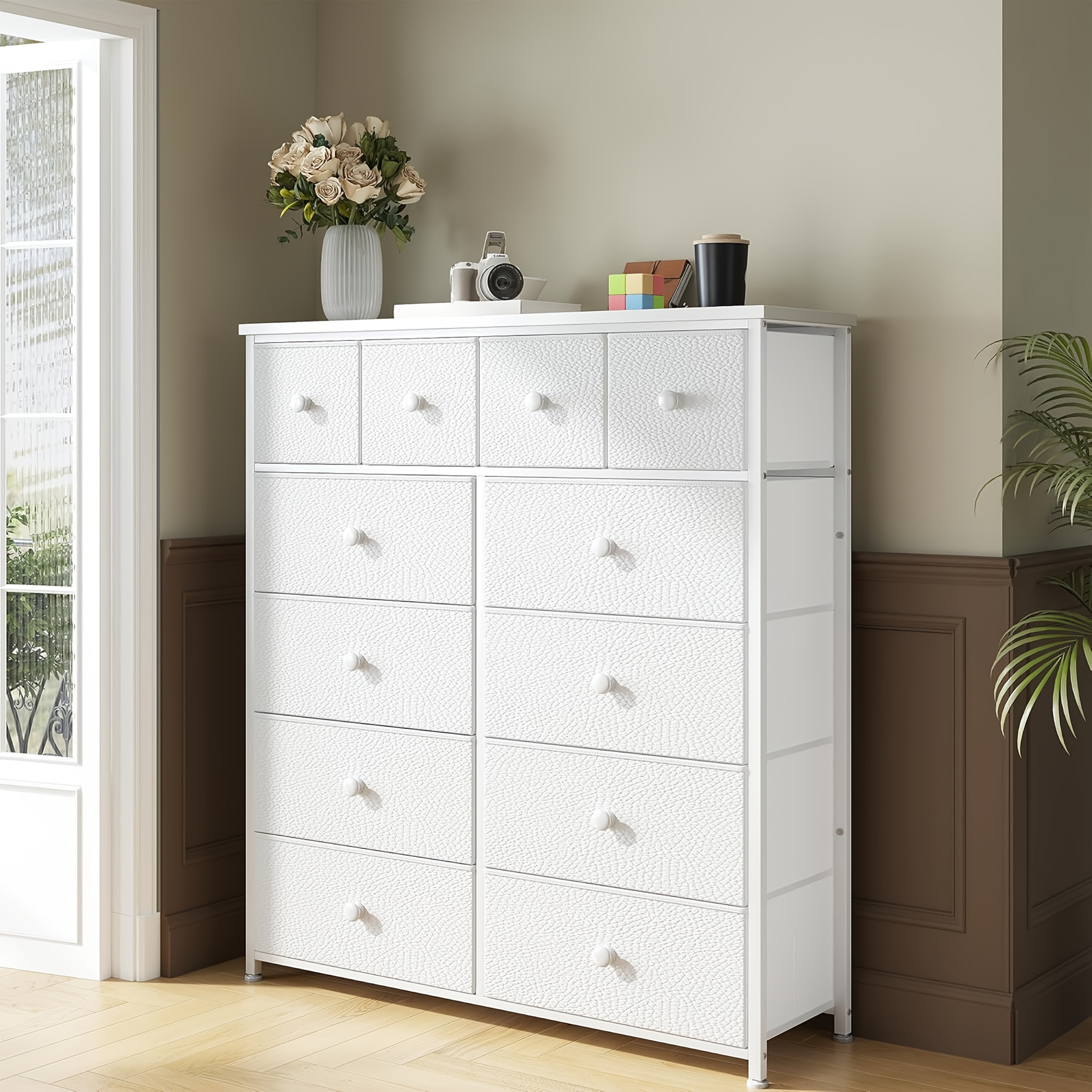 bedroom furniture piece a tall dresser featuring 12 drawers - Temu