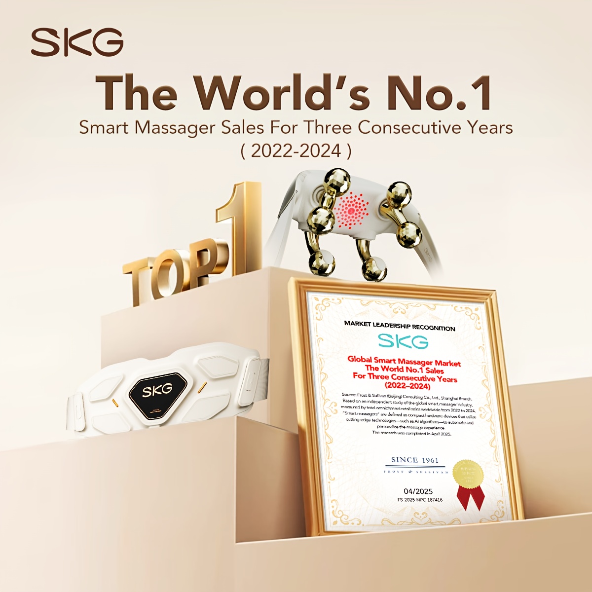 SKG K5-3PRO Neck Massager With Heat 6D Deep Tissue Kneading Cordless Portable For Shoulder Neck Pain Relief Unisex Gift_voghion.com