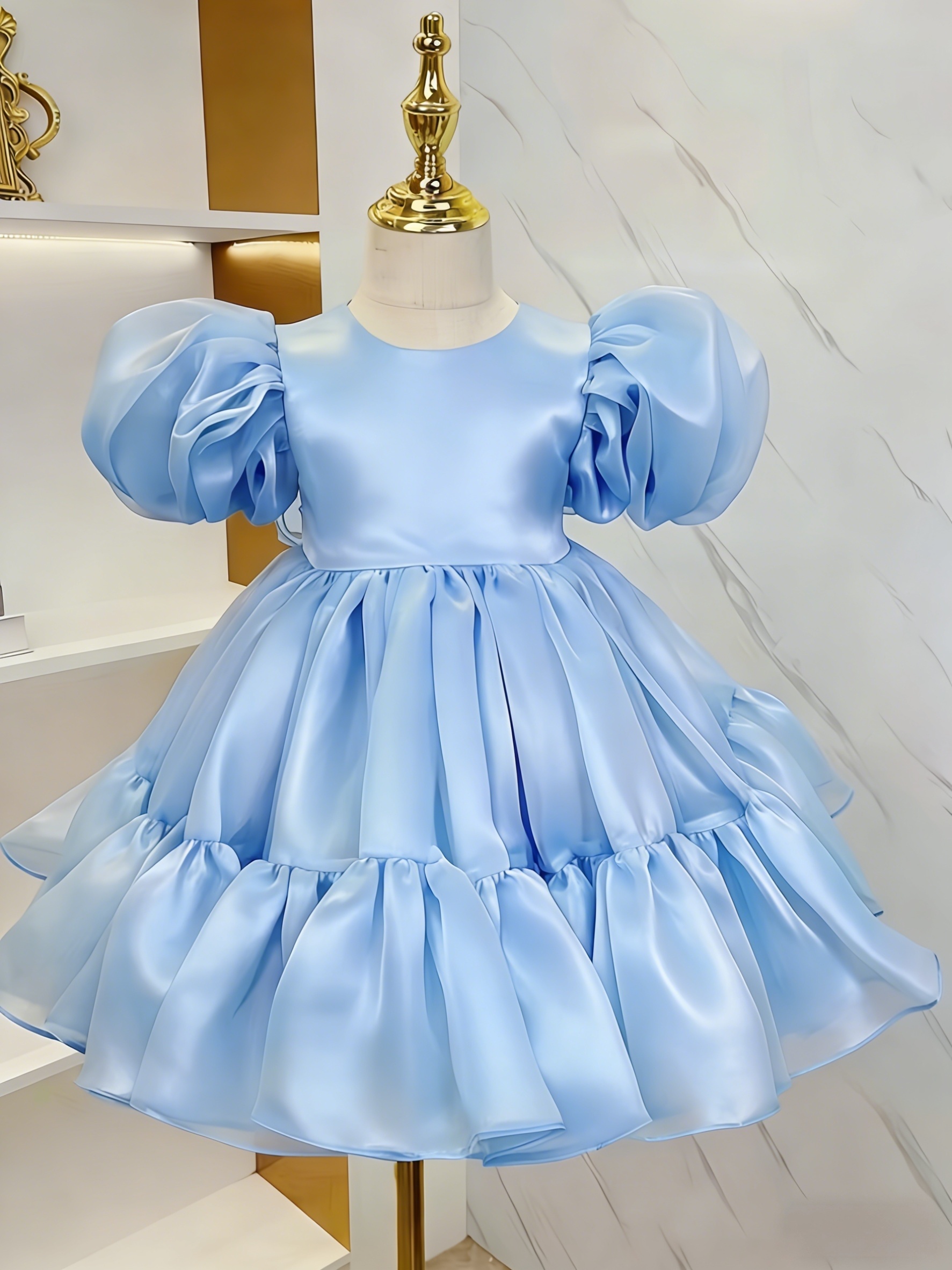 baby blue dress kids - Mauritius