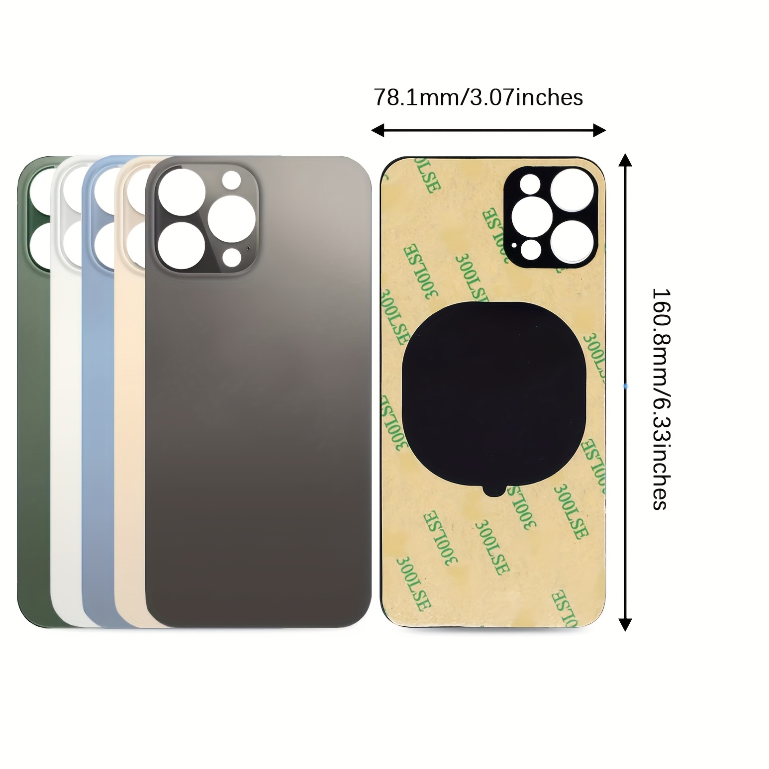 phone case back glass replacement 12 pro max back glass - Temu