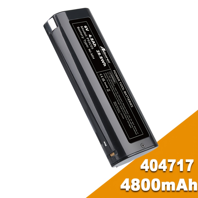 TEMU 4800mah 6v Battery Compatible With 404717 B20544e Bcpas-404717 404400 900400 900420 900600 901000 902000 B20720 Pssc05
