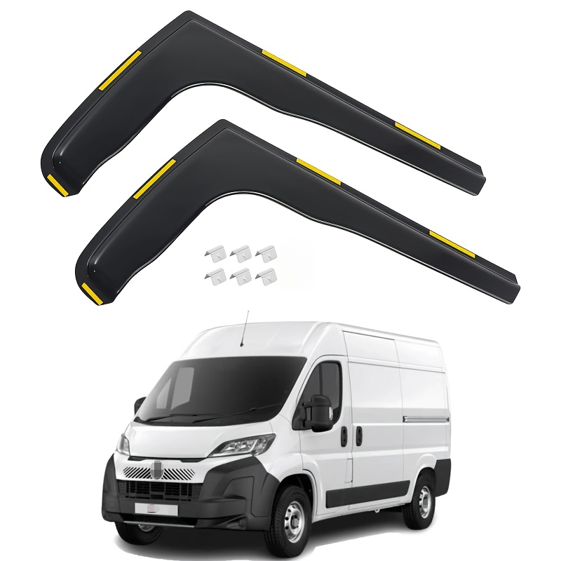 2pcs Car Window Rain Guards, Suitable For Relay/jumper/boxer, For Mk3 (2006-2024 Models) Exterior Additions