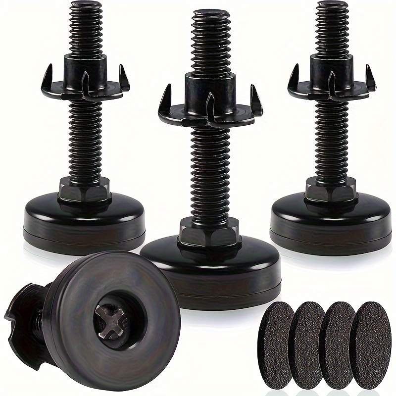 

4pcs -duty Leveling Feet, Steel Leg Levelers T-nut Kit, For Cabinets, Sofas, Tables, And Chairs, , Height