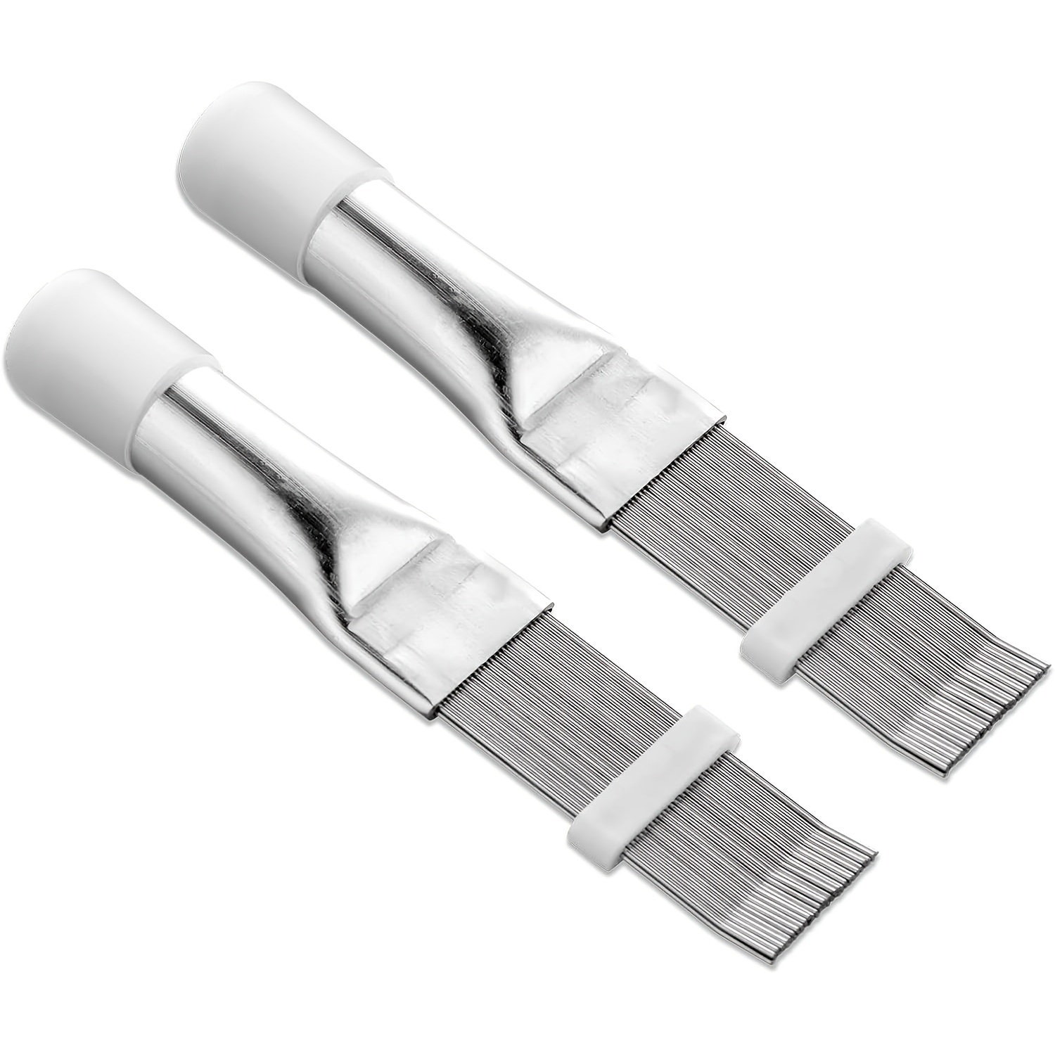 TEMU 2pcs Air Conditioner Fin Straightener, Air Radiator Comb Tool And Brush, Multifunctional Repair Tool For Cleaning And Maintaining Ac,