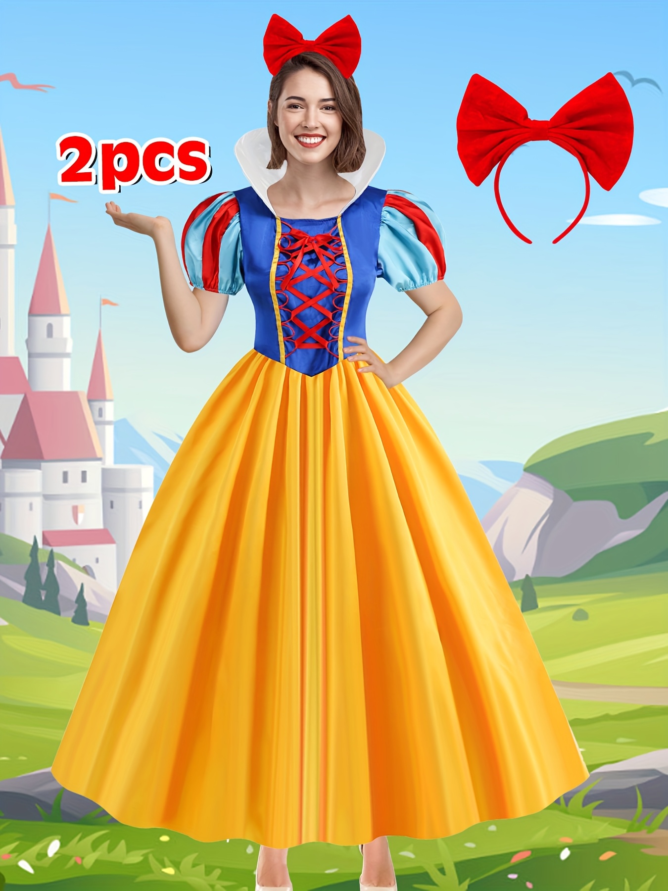 Princess Dress Adult Snow Queen Princess Costume Adult Fancy