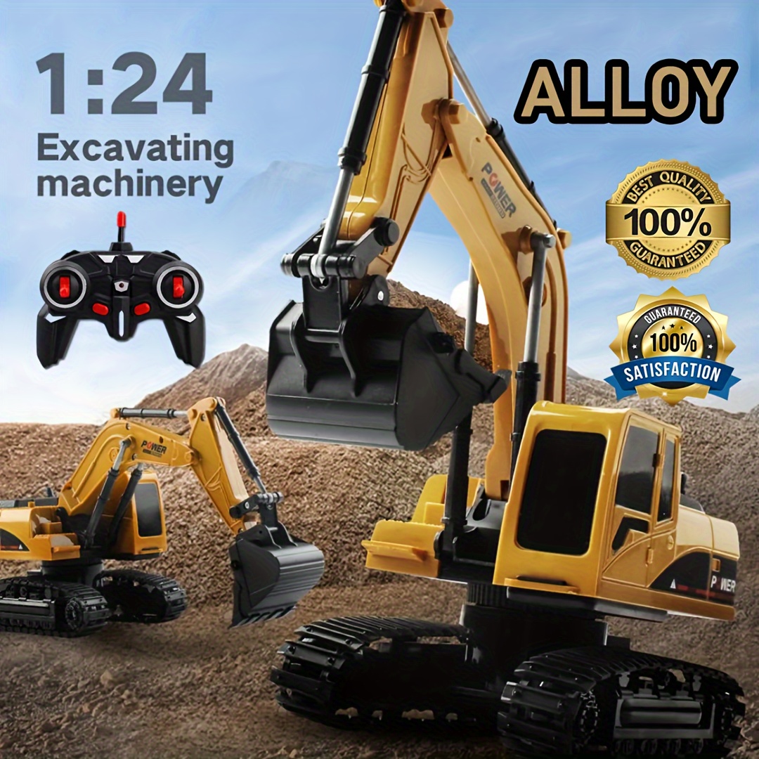 

Remote Control Car Toy, Radio Control Excavator Dump Truck Bulldozer Electric Car, Birthday Gift Christmas Gift