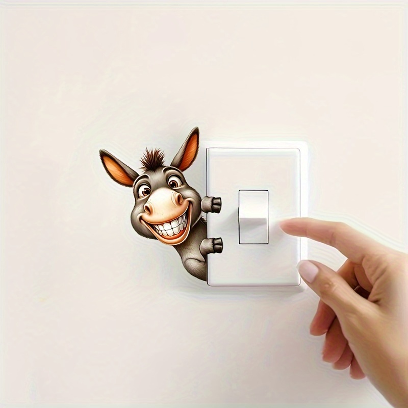 

Donkey For Switch Sticker - Easy Wall Decal For Bathroom, Bedroom, Living Room - Design