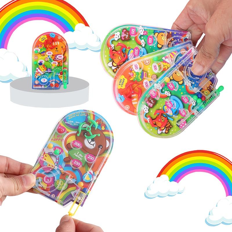 2 5 7pcs fun nostalgia game pinball game maze ejection machine pinball plate extension machine handheld   toys