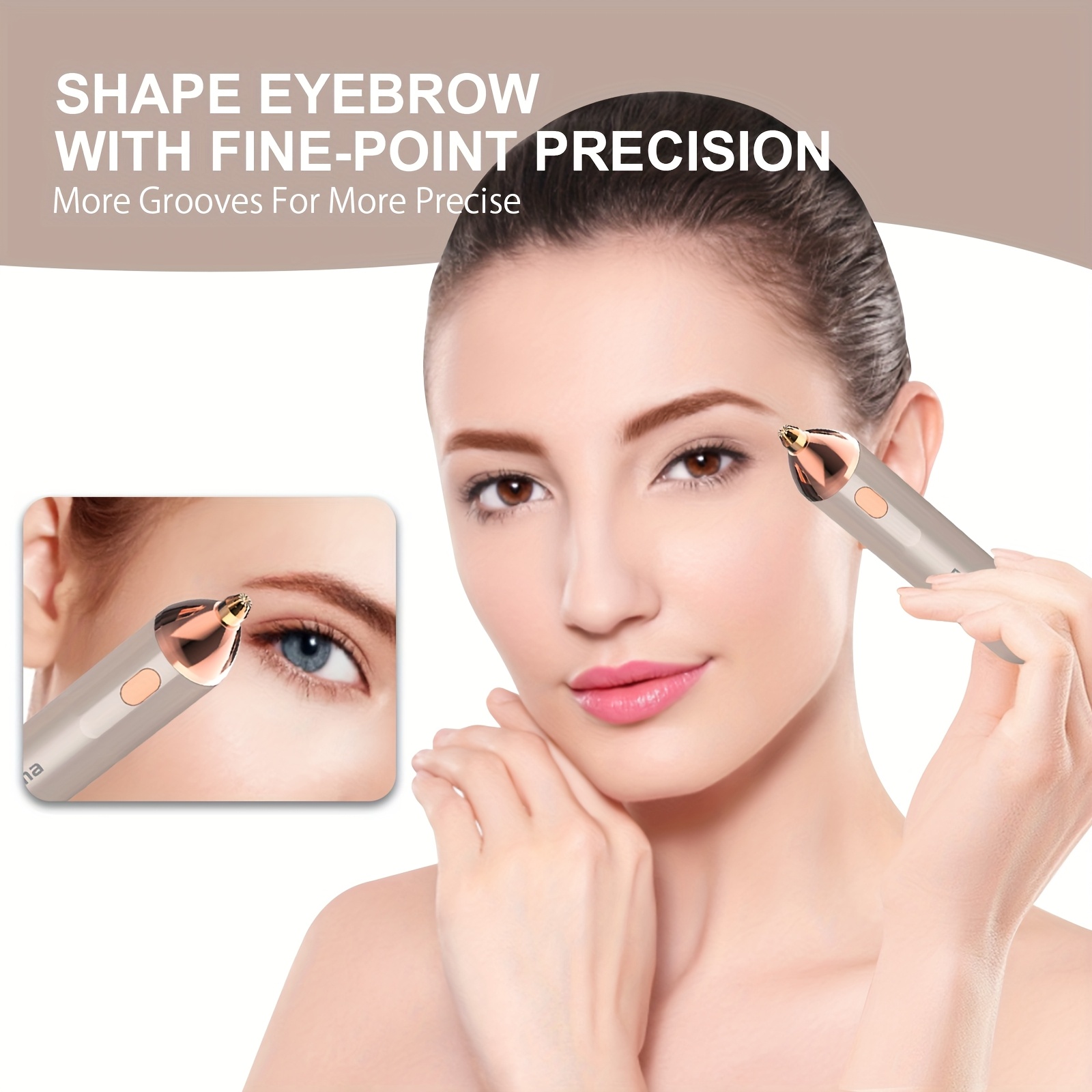 3-in-1 Cordless Epilator for Women with LED Light