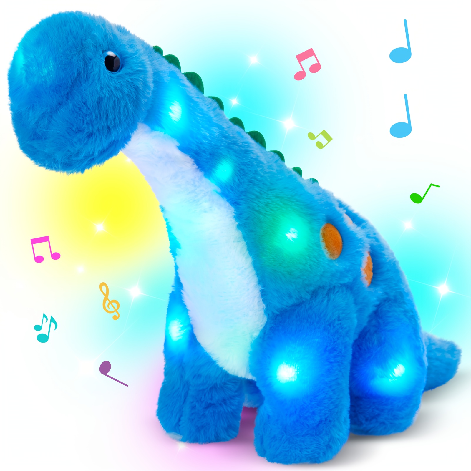 

Glowing Plush Toy, Glow In The Dark Stuffed Animal, Cute Soft 's Playing Doll, Dinosaur Theme Birthday Gift Plush Toy For Friends, Valentine's Day Holiday Party Decor