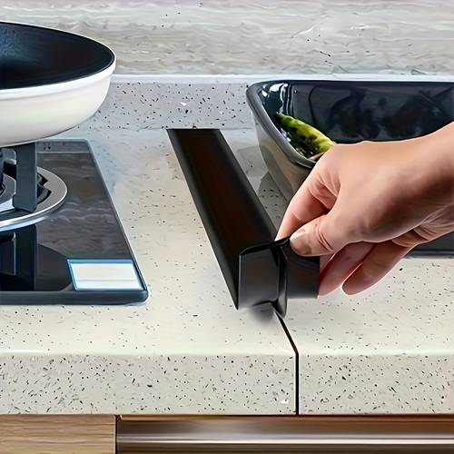 2pcs heat resistant stove cover 2pcs silica gel stove cover strip heat resistant silica gel stove counter protection cabinet filler seals between kitchen cabinet and table easy to clean