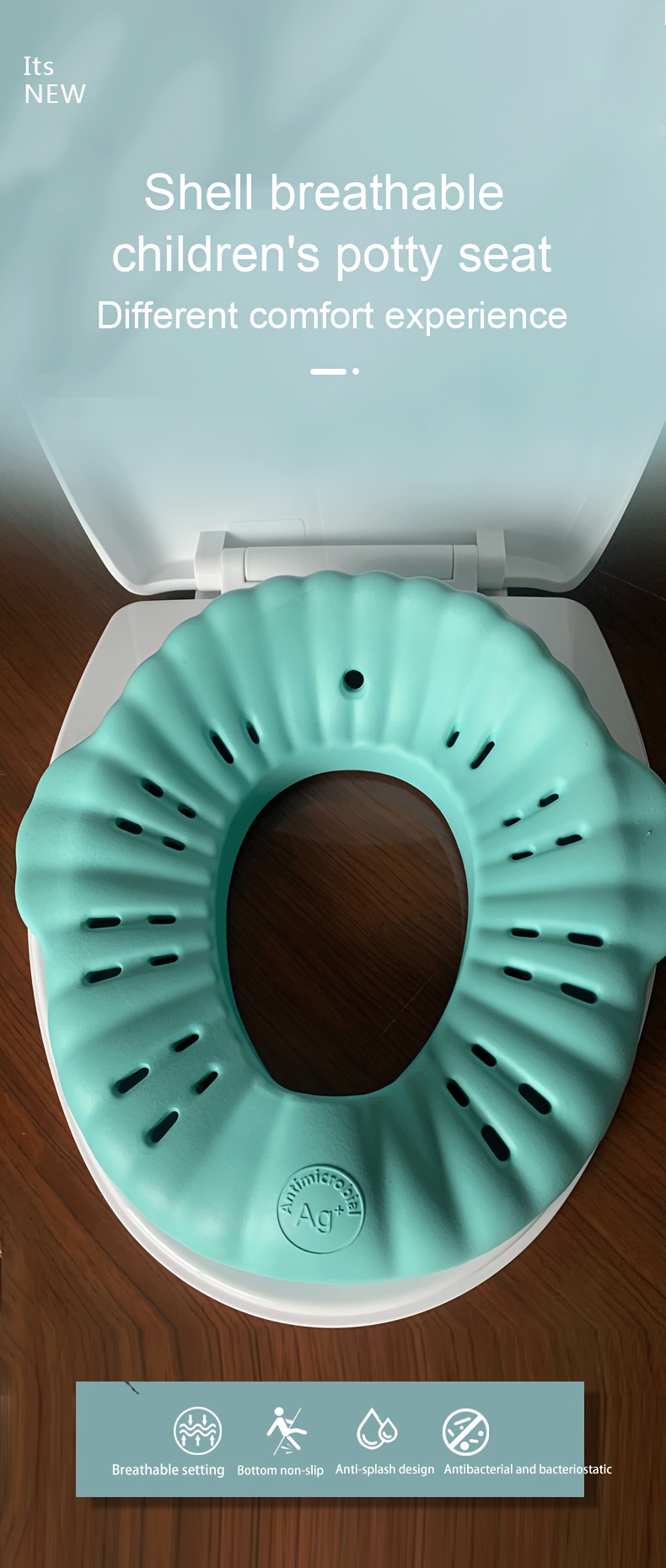     toilet training seat for toddlers non slip potty seat cover for boys and girls 0 3 years old compatible   toilet trainer from chinese   details 0