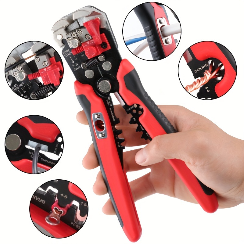 

Multifunctional Automatic Wire Stripping Pliers(0.25-10mm²) Yes-1r Crimping, Cutting, Splitting, And Wires Tools