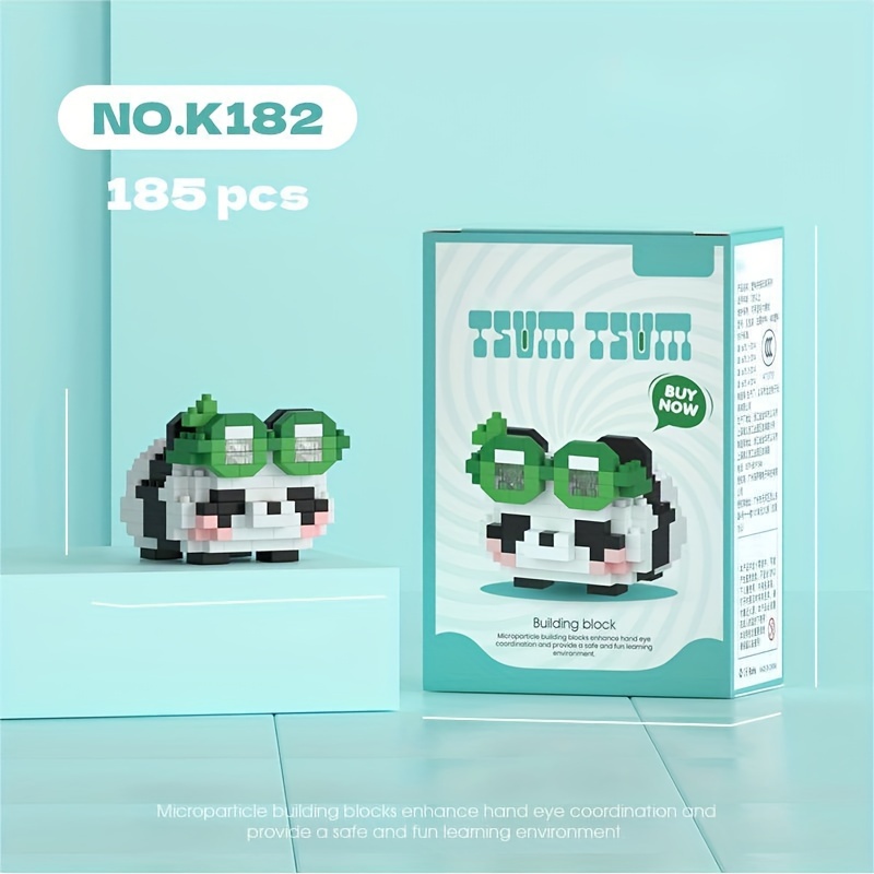 Halloween Panda Building Blocks Small Decoration Gift