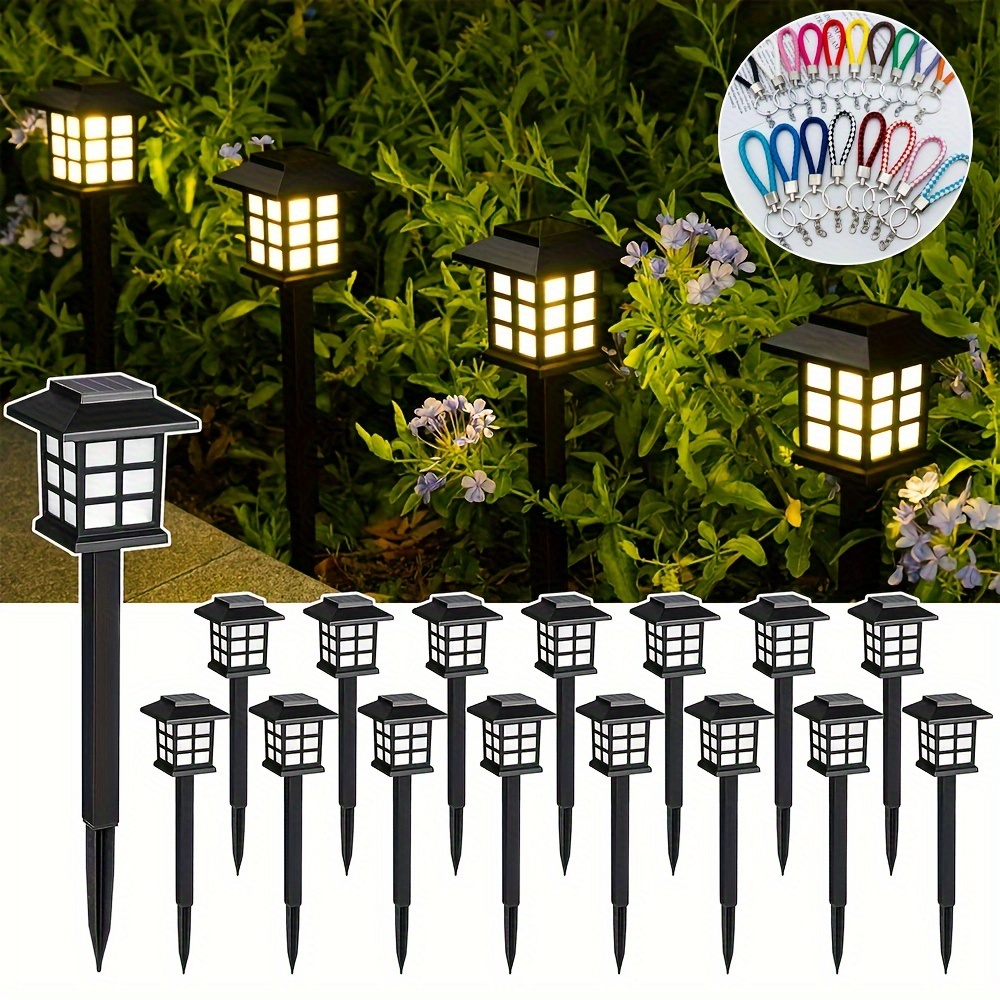 

16-pack 600ma Solar Lights - Waterproof Lights For Landscape, Solar Lights For ,, Patios