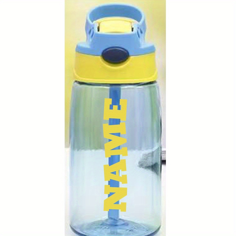 TEMU 1pc Personalized Duckbill Cup, Outdoor Bounce Cup, Portable Cup, Sports Water Bottle, Straw Cup, Party Favors, Birthday Favors, Christmas