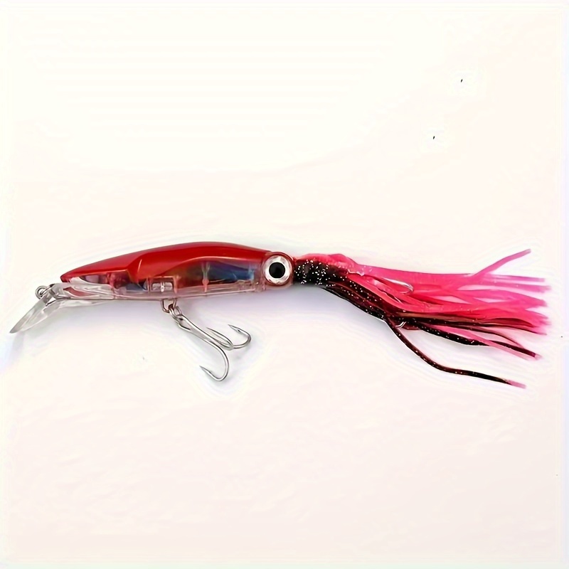 Octopus Artificial Fishing Bait With 3d Eyes Casting Lure - Temu
