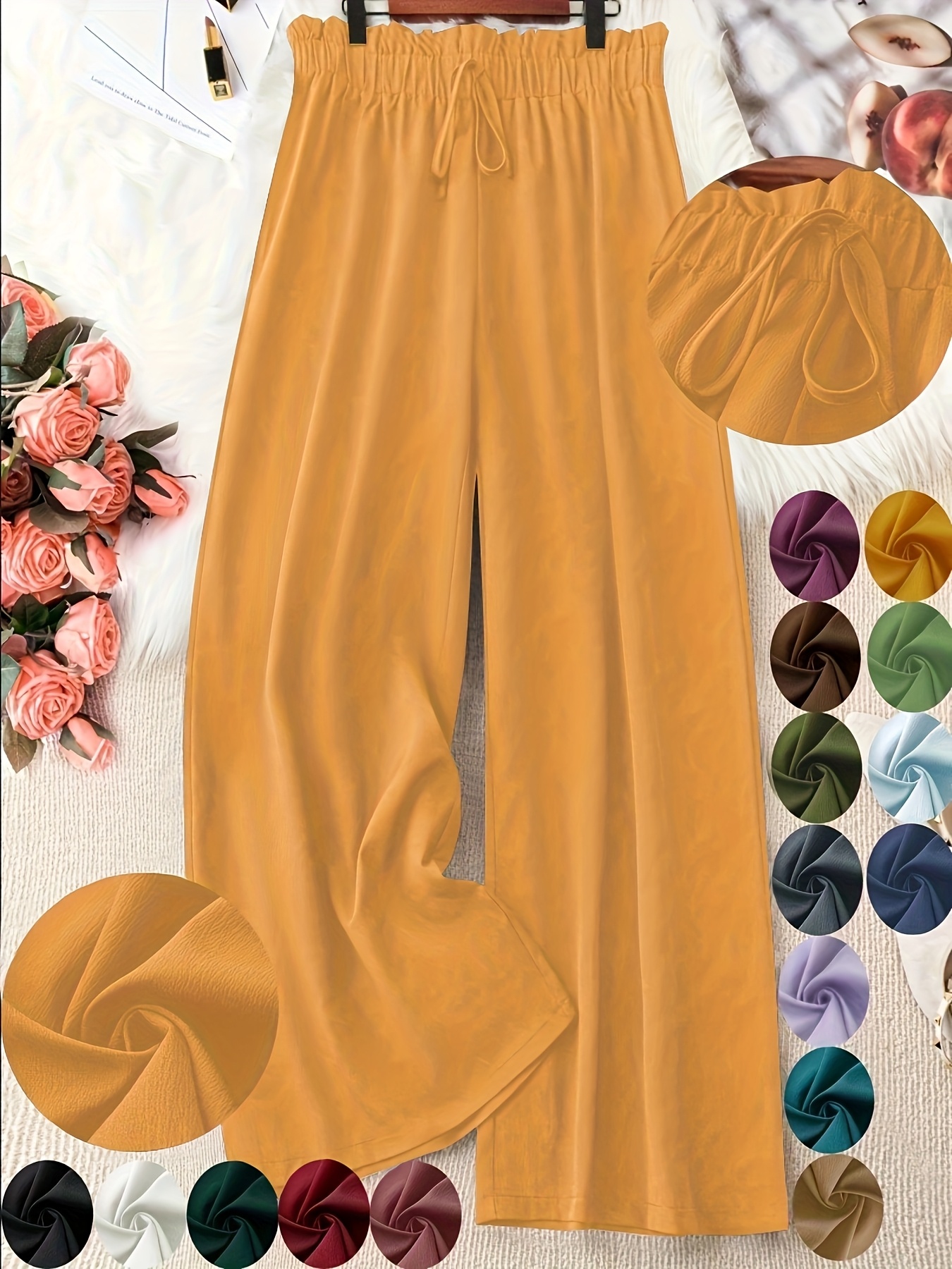 Plus Size Straight Leg Pants