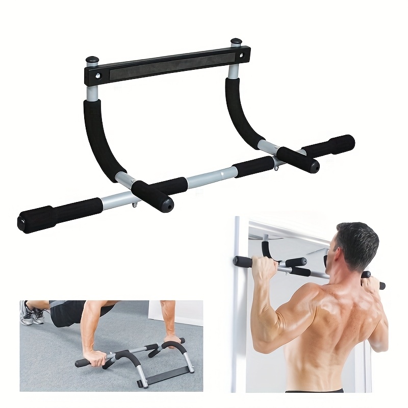 Multi-Functional Pull-Up Trainer - Non-Perforated Door Frame Bar for Shaping, Bodybuilding & Strength Training