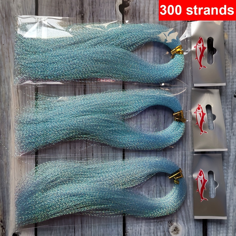 6 Bags Fly Bait Tying Material, Multi Color Tinsel Lure Making Line,  Fishing Accessories For Saltwater Freshwater