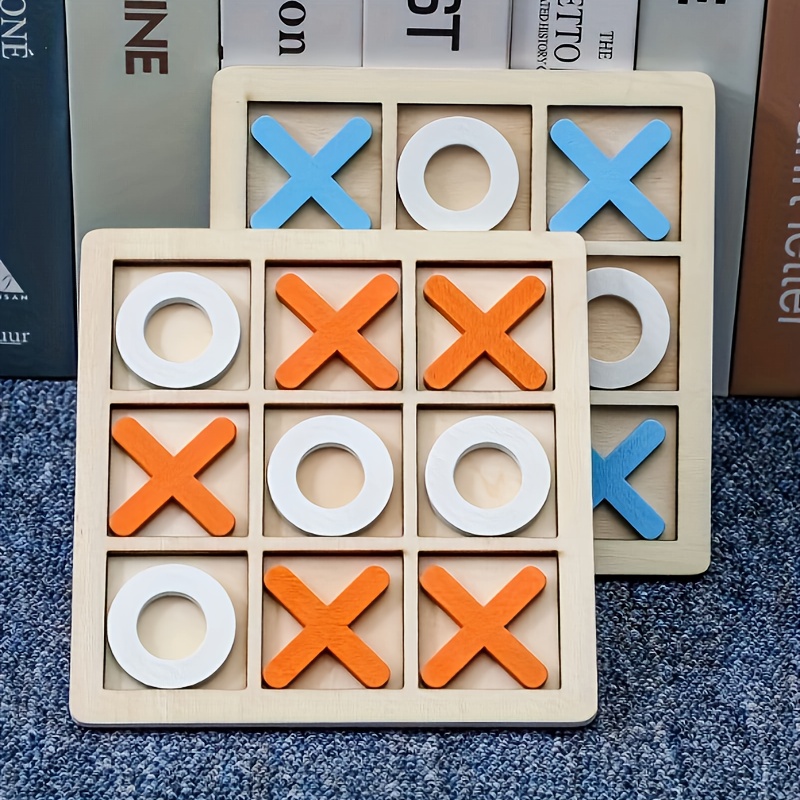 wooden xo blocks tic tac toe board games ideal for kids games family games and   farmhouse decor for coffee table decor and unique gifts for  