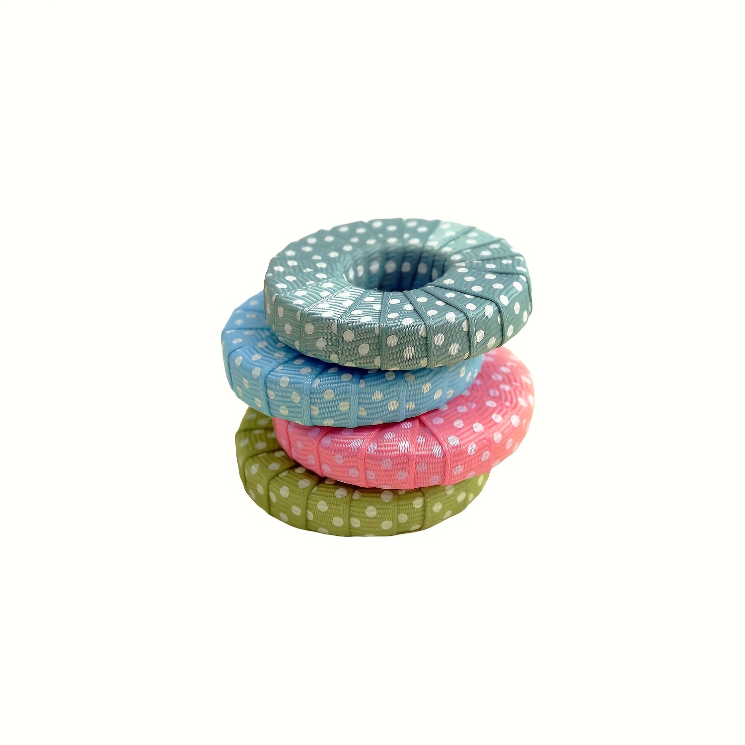 Image of 4pcs Handmade Tool Fabric Pattern Cloth Weight New Dress Making Crafting Metal Paper Cutting Weights Cutting Sewing Quilting Round Press Quilting Tool