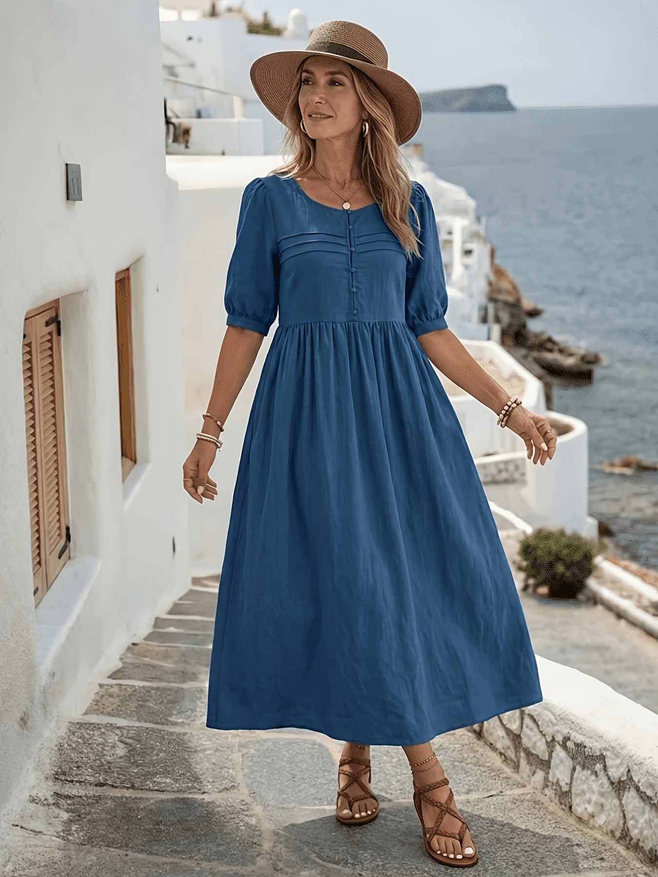 casual dress for outing Afdoent Dresses For Women Casual Satin Dress Elegant Solid Color Strappy High Waist Summer Sleeveless Midi Dress For Daily Wear Outing Beach Vacation