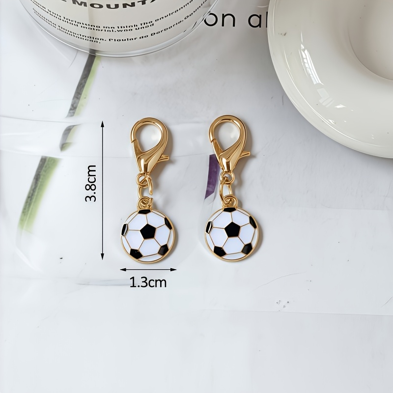 Soccer Keychains with Lobster Clasp, Perfect for Gifts