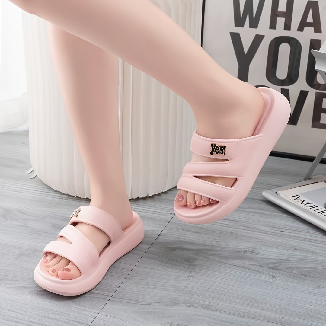 year round big new summer styles fashionable and versatile womens eva sandals   japanese and korean trends featuring thick soles   lightweight   wear   and slip     in multiple colors   and stylish suitable for the beach outdoor activities and   Product details 0