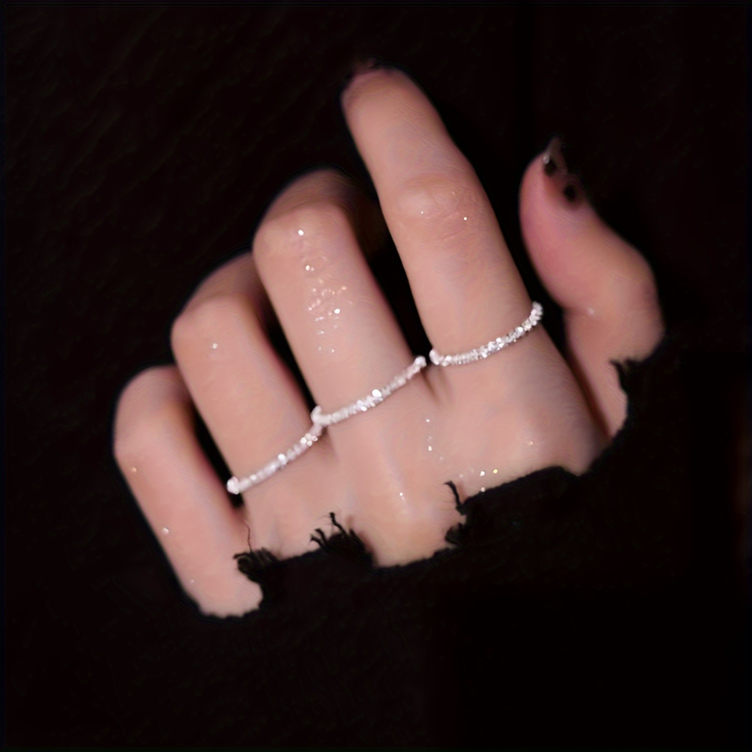 A Trendy And Dazzling Ring With A Sparkling And Elegant Aura