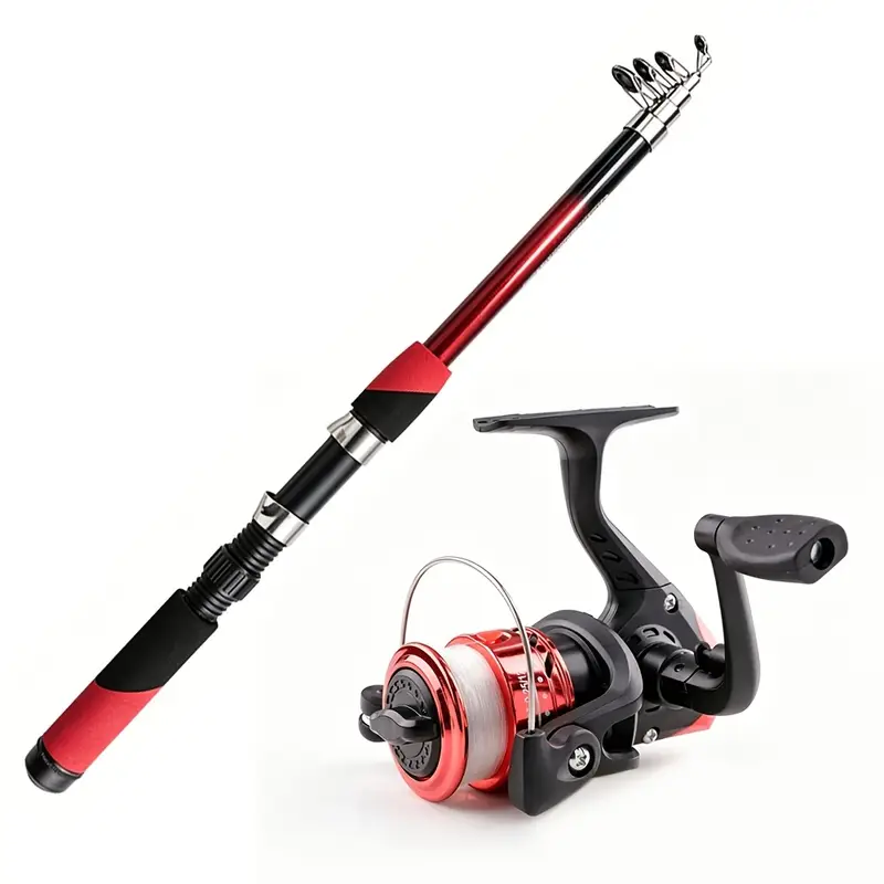 fishing rod combo set 1 8m 5 91ft 1 pc collapsible spinning - Temu Bahrain fishing rod combo set 1 8m 5 91ft 1 pc collapsible spinning - Temu Bahrain