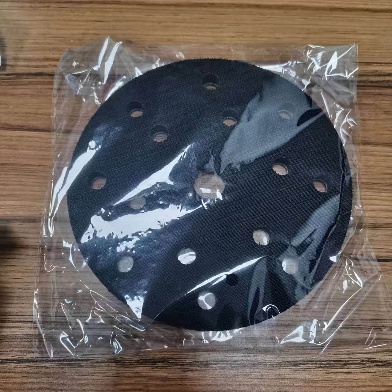 1pcs6inch /150mm 15hole Hook Ring Soft Foam Sponge Pad Interface Buffer Back Pad Is Suitable For 5-inch /125mm) Polishing And Grinding Machine,sander Disc