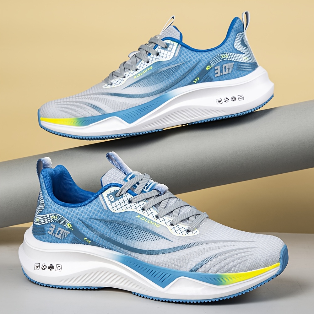 Zapatillas deportivas para pareja, ligeras y con absorción de impactos, zapatos de running de malla transpirable para mujer, cómodas zapatillas casuales antideslizantes de suela blanda para estudiantes - Imagen 12
