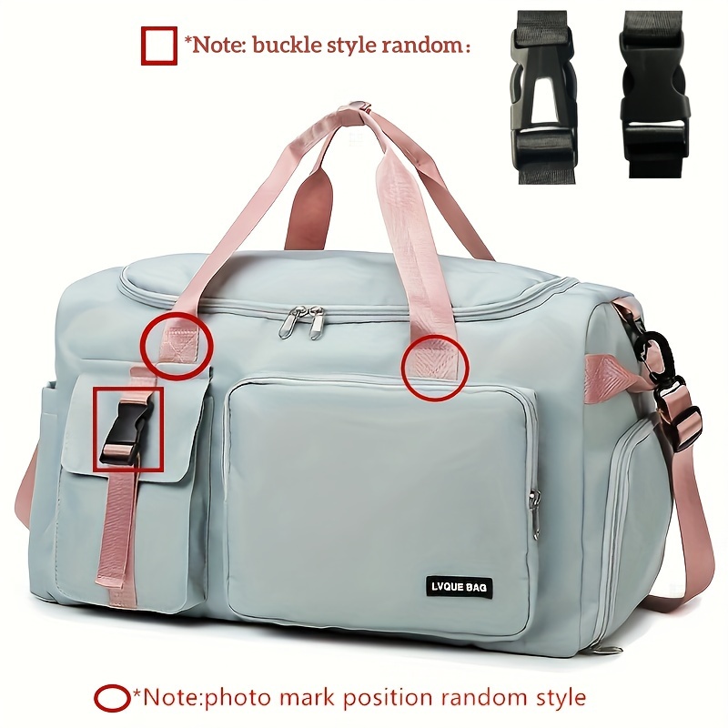 pink multifunctional gym bag wet/dry compartments shoe - Temu