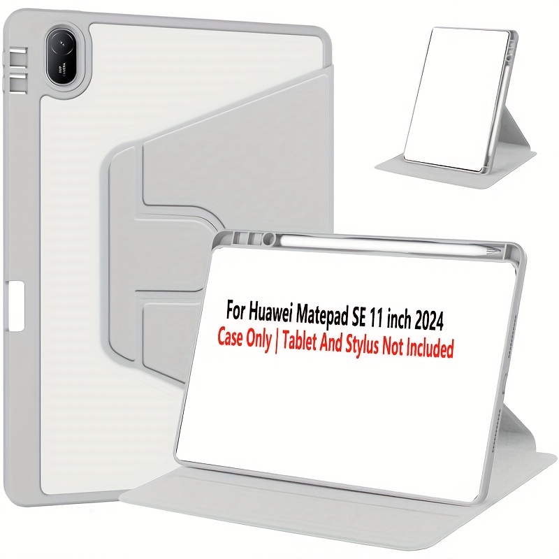 LMFULM® Tablet-Hülle Für Huawei MatePad SE 11 (2024, 11 Zoll) – Schlanke PU-Lederhülle Mit Ständerfunktion, In Schwarz