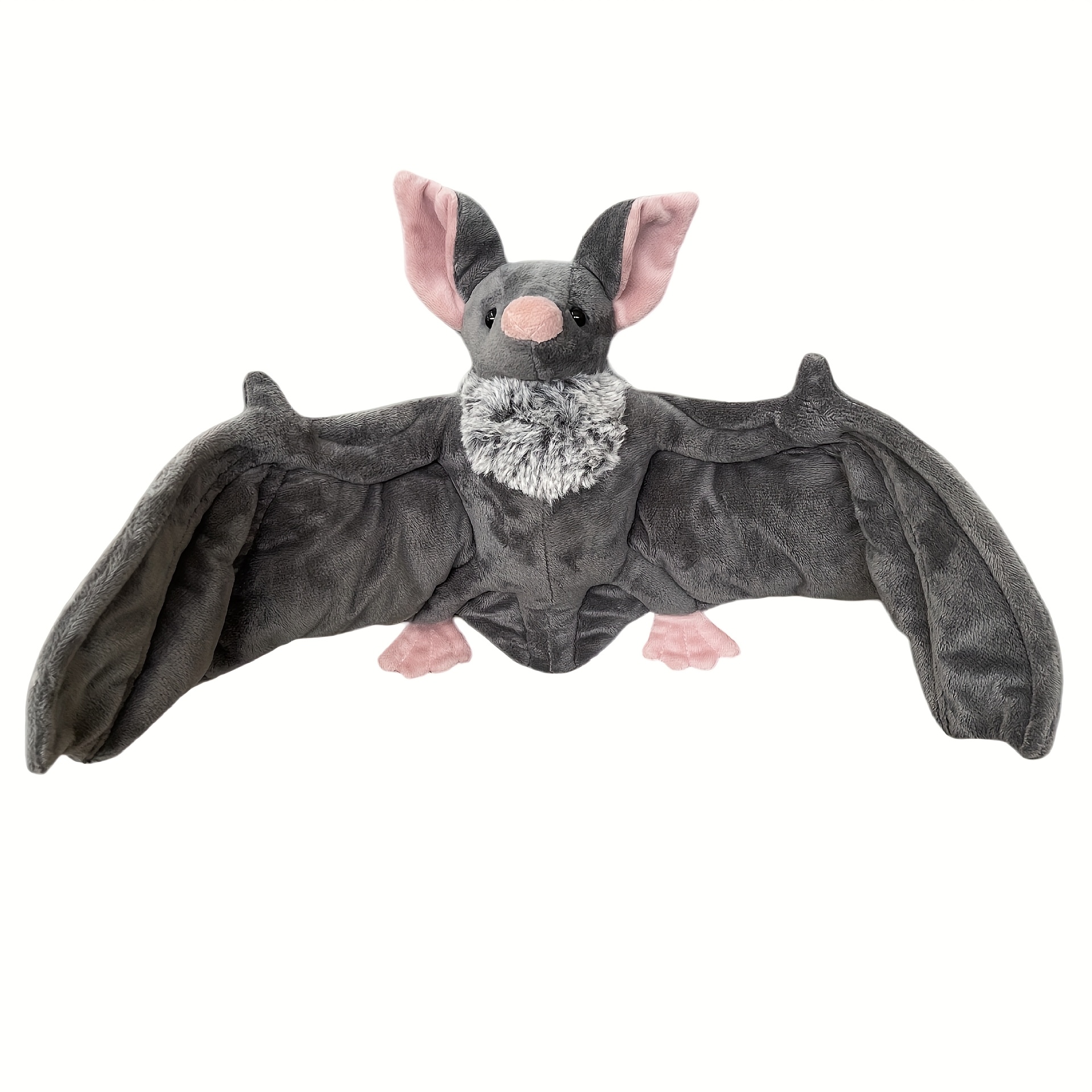 Image of Bat Plush Toy And Mysterious Charm Super-soft Winged Stuffed Animal Cuddly Cozy Halloween Gift
