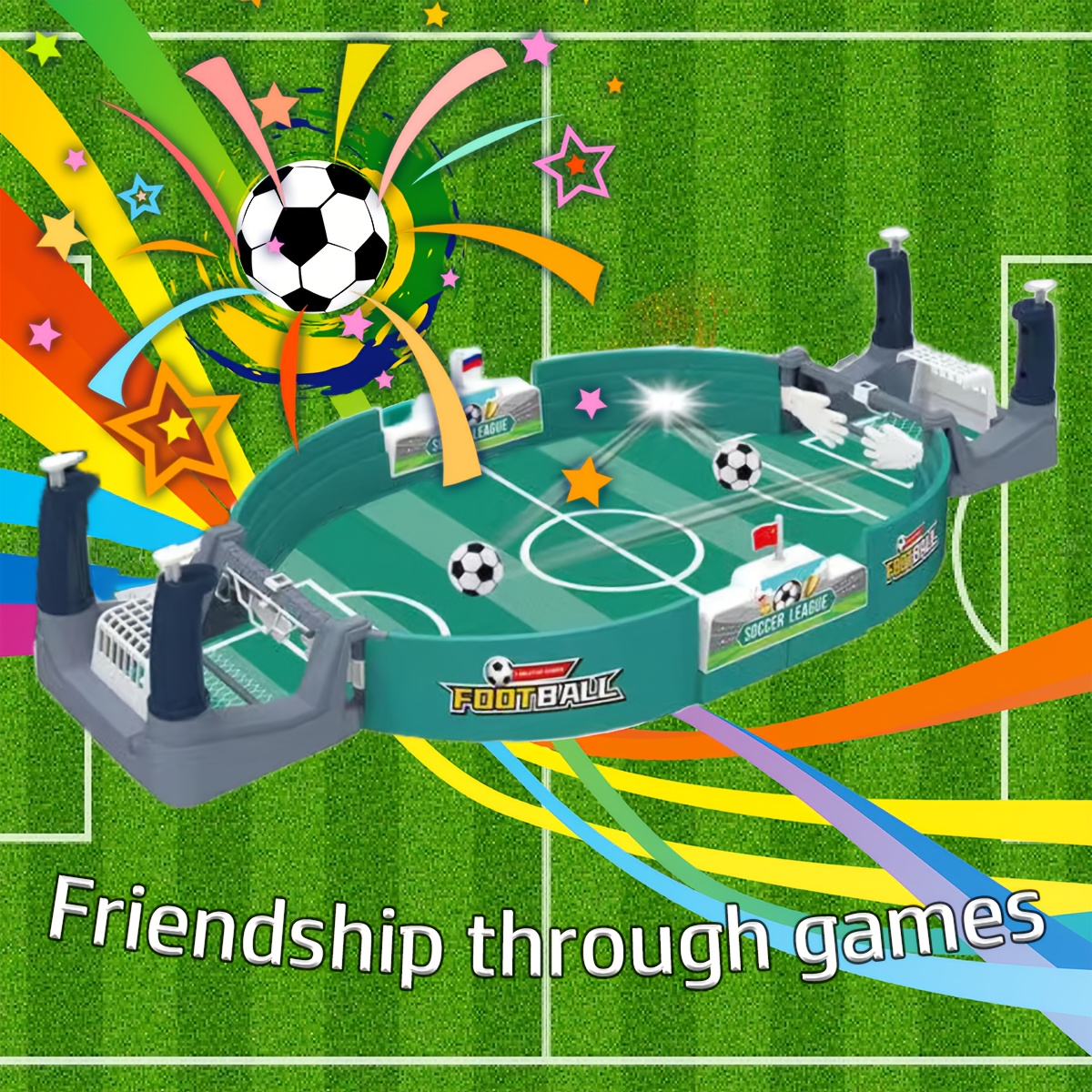  game for adults green plastic frame 2 player duel sports board game details 7