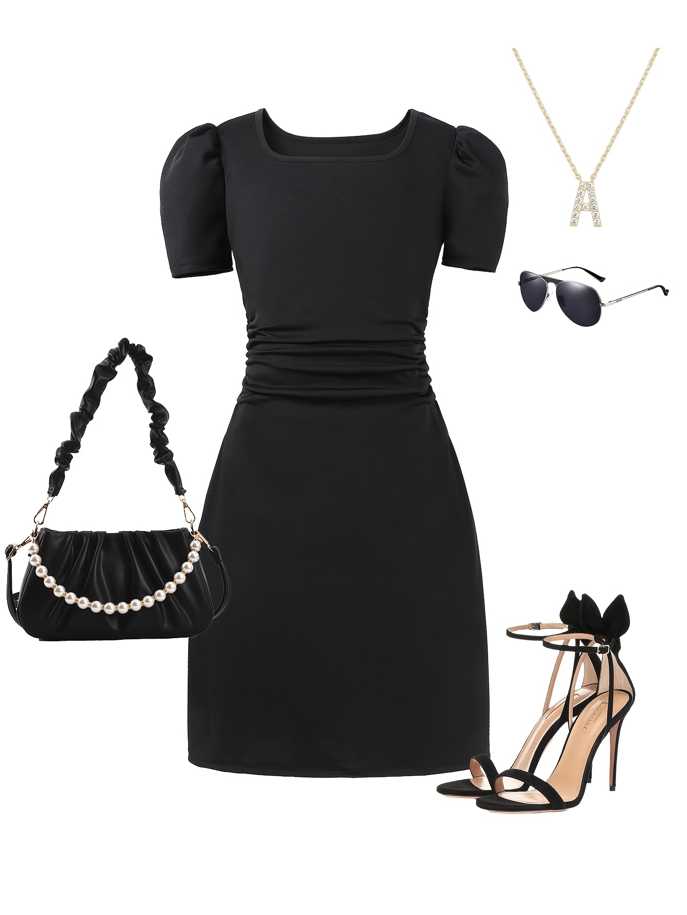 womens black dress capris Pull-On Ankle Pant main image 0