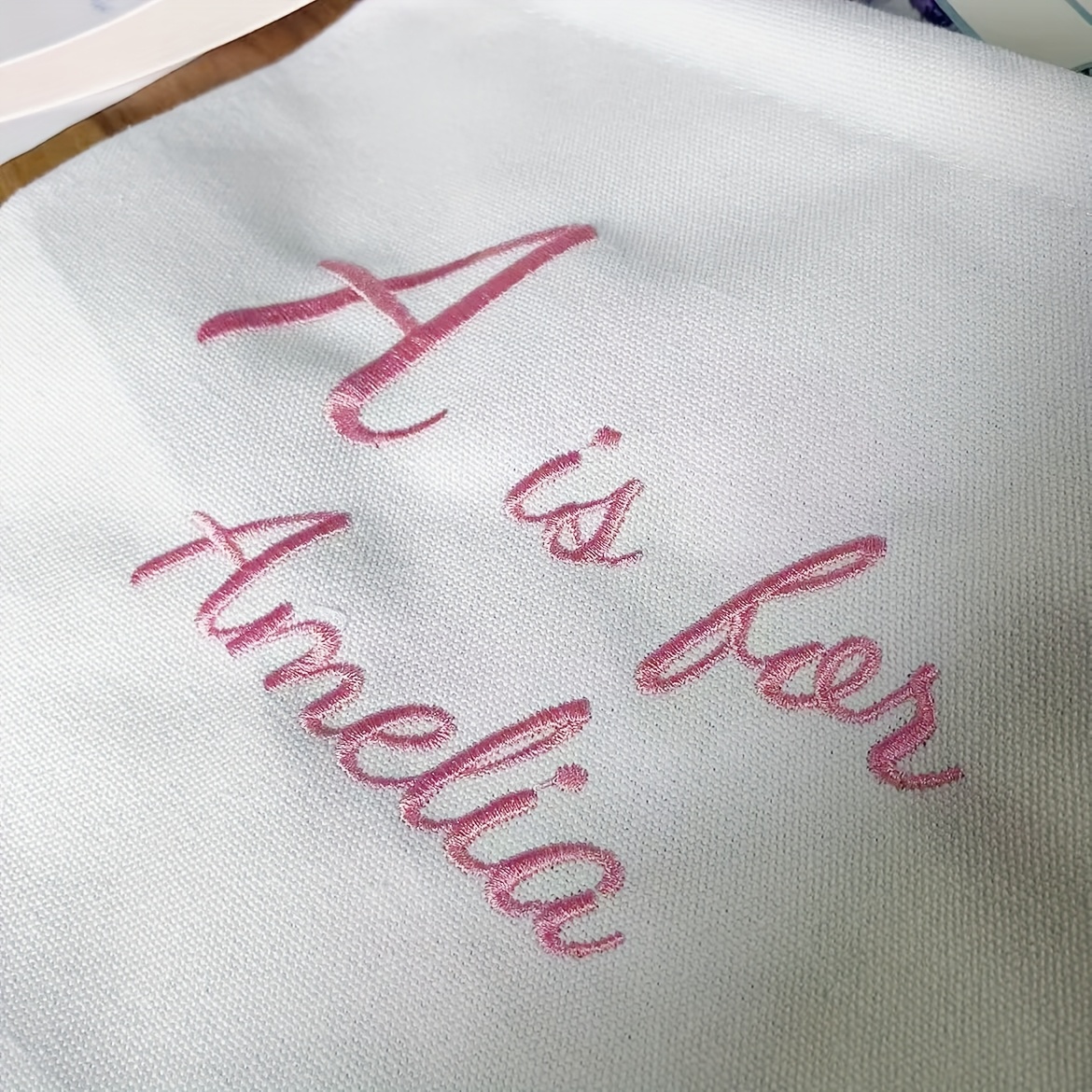 Personalised Name Embroidered Wall Hanging Flag