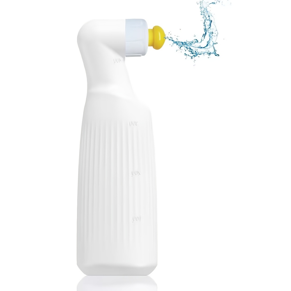 TEMU 1pc Blanc 400Ml Dispositif de rinçage latéral réglable, Fonction de pulvérisation latérale, Dispositif de rinçage hygiénique, Outil de commodité