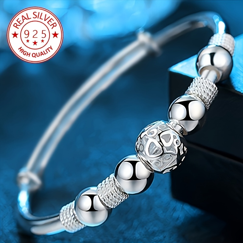 925 Silver Bracelet with Sparkling Cubic Zirconia
