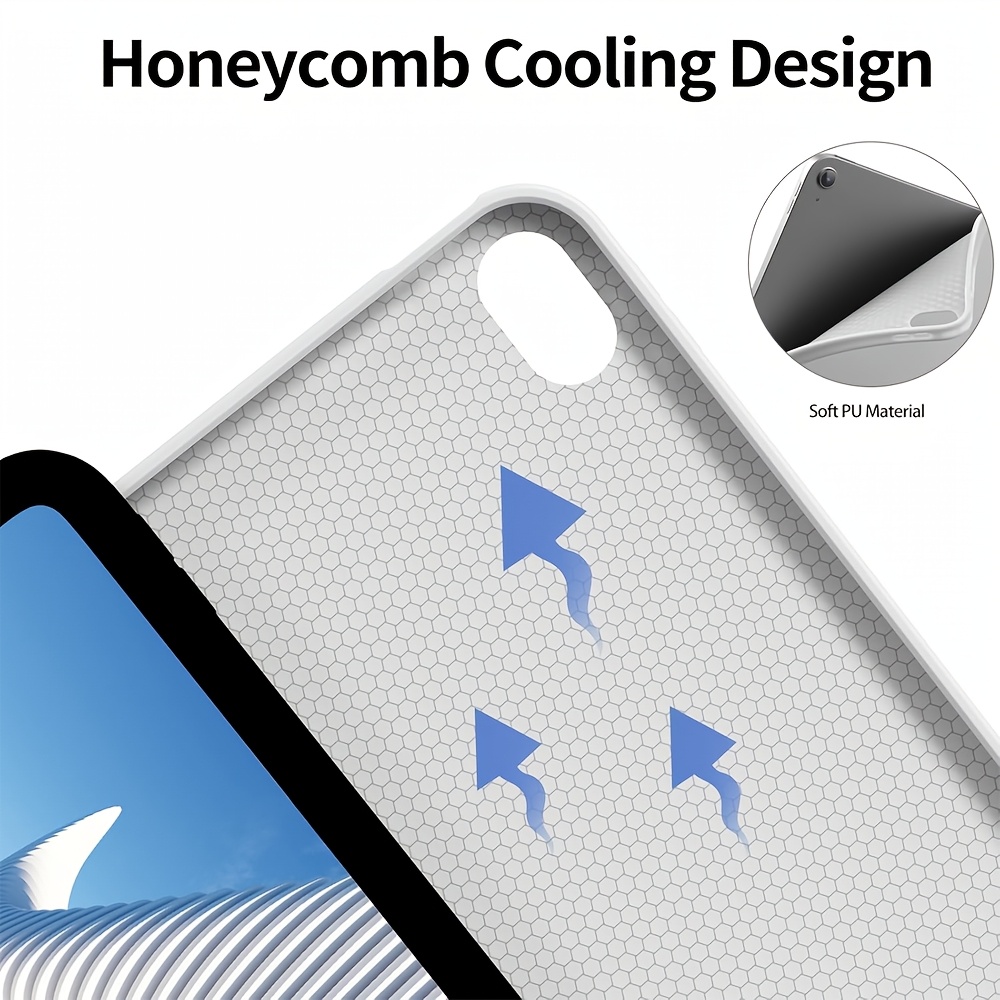 capa para for samsung a11/a9 de 8.7 polegadas 2025/2023, capa protetora líquida, absorção de   e     na pele, suporte de   dobras, um presente de qualidade que   praticidade e estética, adequada para presentes para 266pcs festivais em   Detalhes do produto 4