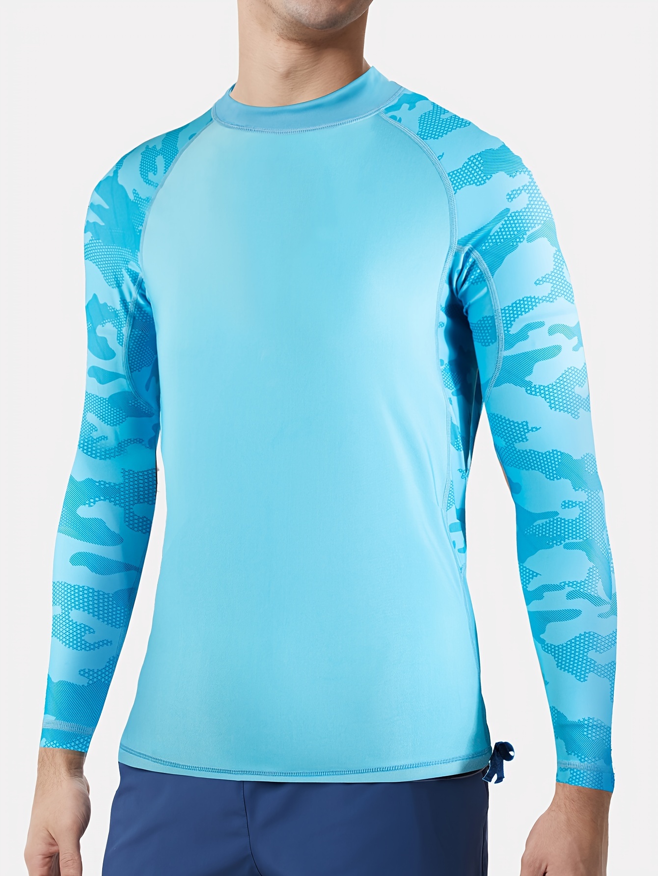 *'s Camo Long Sleeve Quick Dry Sun Protection Rash Guard Shirts Swim Shirts  For