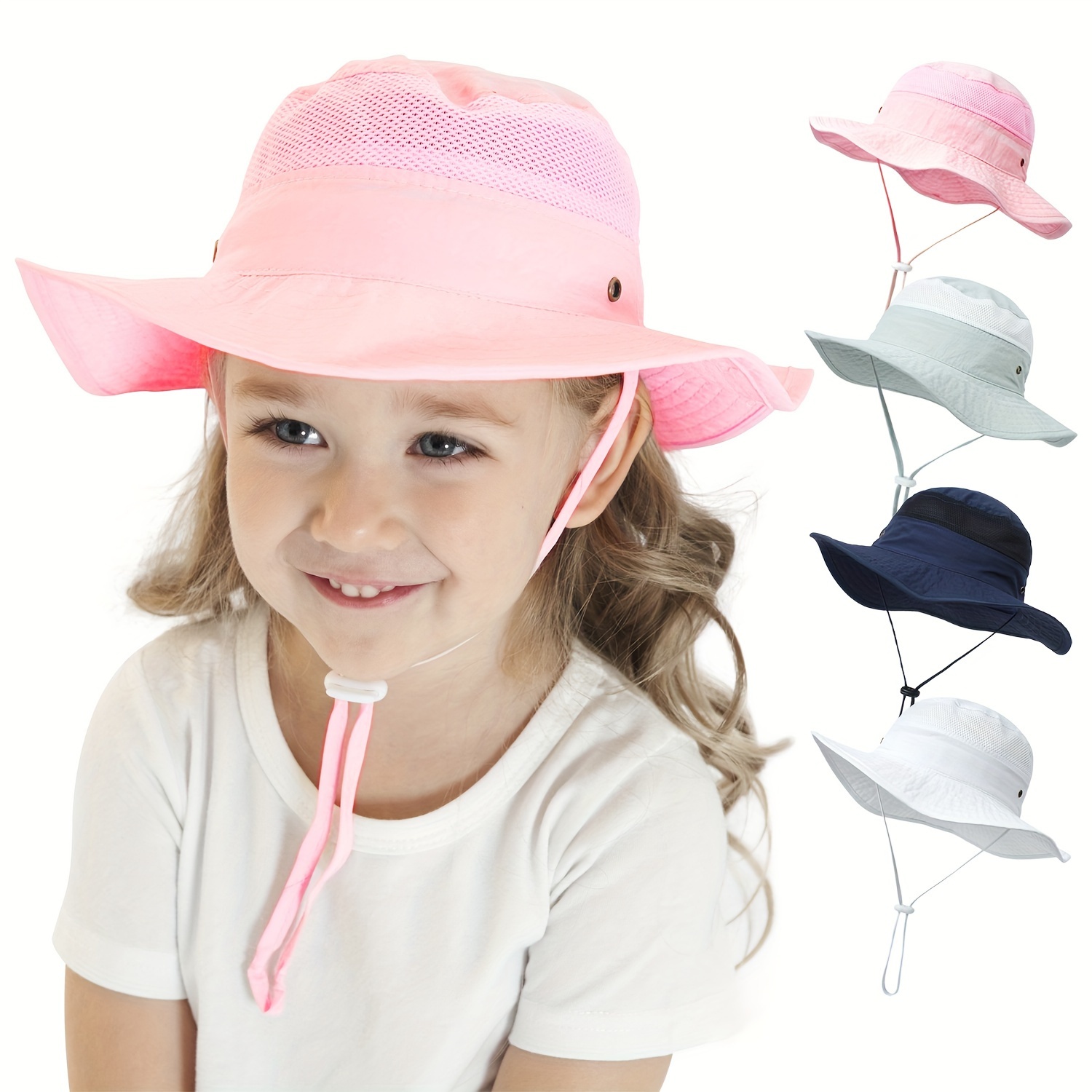 Outdoor Uv Sun Hat Toddler Baby Kids Fishing Hat Wide Brim - Temu United  Kingdom