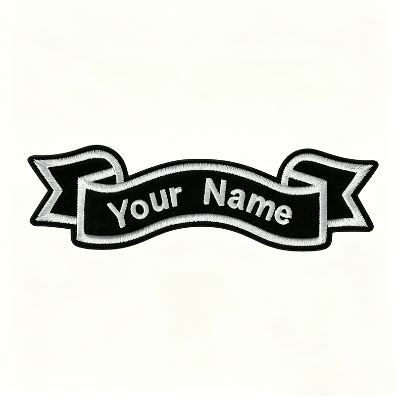 TEMU 1 Custom Ironing Service Suitable For Uniforms, Work Shirts & Hats With Embroidered Name Tag - Vest & Apparel Service, 4"x1" For Uniform Vests,