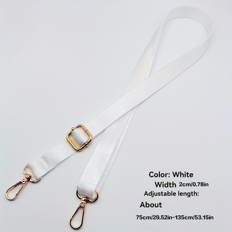 TEMU 1pc Solid Color Diy Bag Strap, Adjustable Crossbody Shoulder Strap For Fashionable And Versatile Long Strap Accessories, Diy Wallet Making